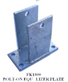 EQUALIZER HANGER 4-1/2" PK1810 EQUALIZER BOLT ON GALVANIZED