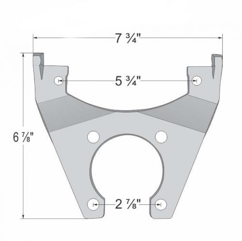 BRACKET 10″ SLIP OVER CMB-10-U-DAC 4