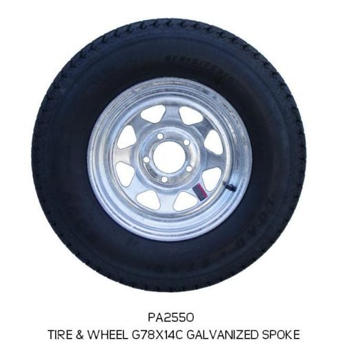 GALVANIZED TIRE&Wheel ASSEMBLIES 10-13 In