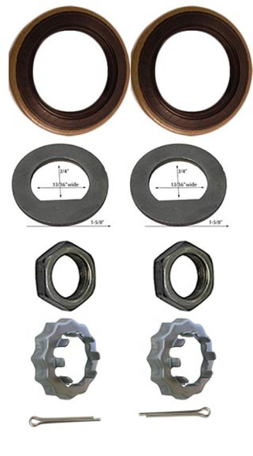 HUB/AXLE CONVERSION KITS CONVERT HUBS USED ON NON UFP/DEXTER AXELS TO USE ON UFP/DEXTER AXELS BOAT TRAILER PARTS PLACE - TAMPA FLORIDA