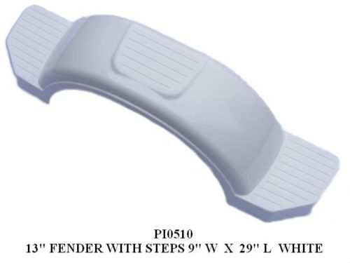 FENDER WHITE PLASTIC 13" TIRE PI0510
