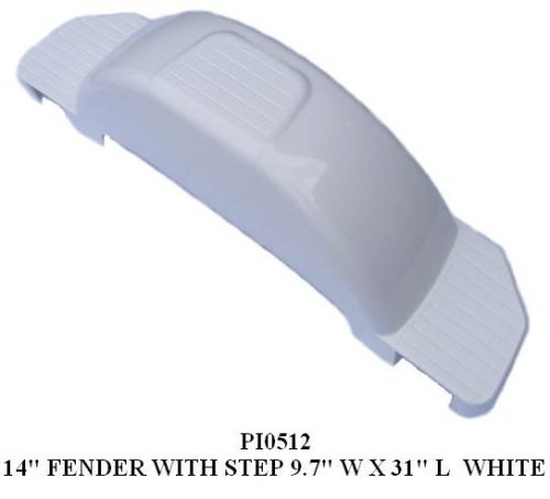 FENDER WHITE PLASTIC 14" TIRE PI0512