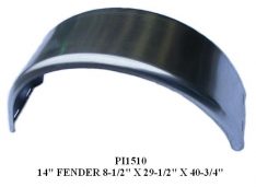 FENDER GALVANIZED SINGLE 14" TIRE PI1510