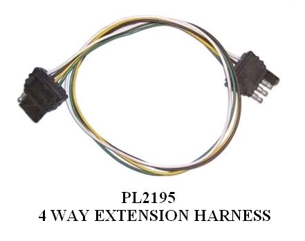 WIRE EXTENSION 2FT 4 WAY PL2195