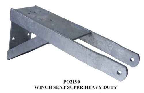 HEAVY DUTY WINCH SEAT W/ARMS PO2190