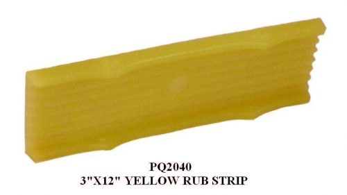 RUB PAD 3x12" YELLOW PQ2040