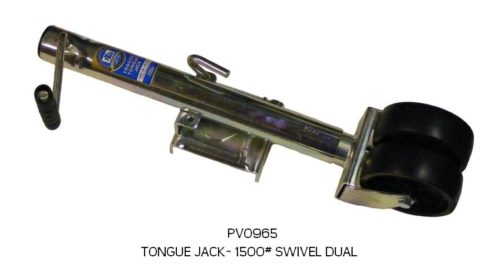 TONGUE JACK SWIVEL DUAL WHEEL 1,500LB PV0965 2