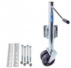 TONGUE JACK SWIVEL DUAL WHEEL 1,500LB PV0965