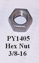 NUT HDG 3/8" 16 TRD PY1405