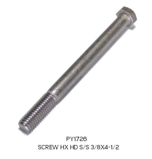 BOLT S/S 3/8″” x 4-1/2” PY1726