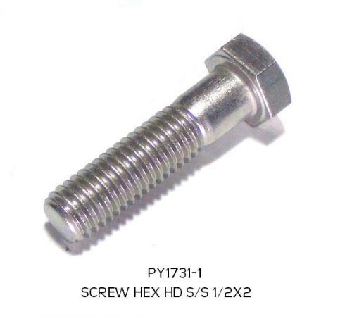 BOLT S/S 1/2” x 2” PY1731-1