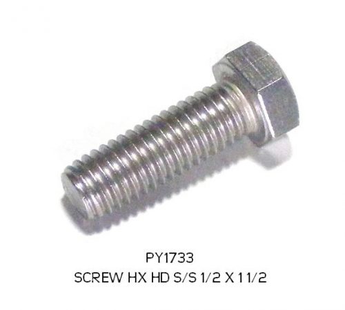 BOLT S/S 1/2” x 1-1/2” PY1733