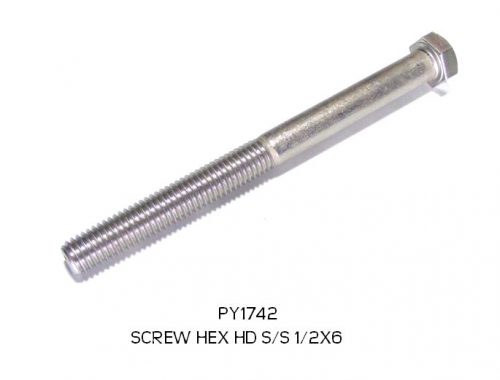 BOLT S/S 1/2” x 6” PY1742