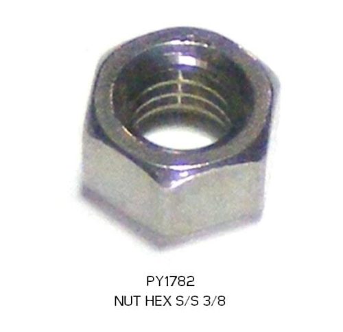 NUT HEX S/S 3/8" PY1782