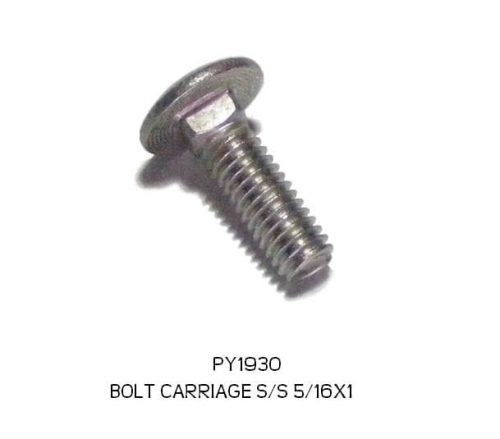 BOLT S/S 5/16 x 1" PY1930