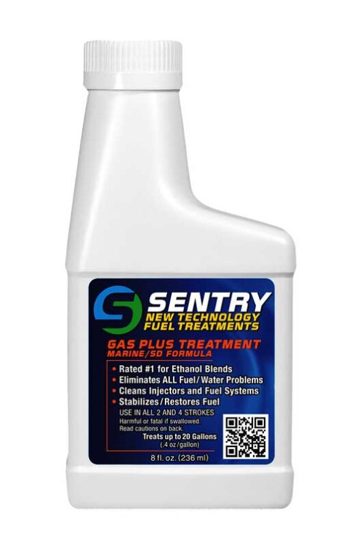 SENTRY GAS STABILIZER BOAT TRAILER PARTS PLACE - TAMPA FLORIDA -SENTRY FUEL TREATMENT ELIMINATE MOST ALL FUEL WATER PROBLEMS