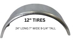 GALVANIZED FENDER PI1025 - 12 WHEELS