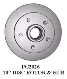 DEXTER/UFP BRAKE 10" DISC BRAKE ROTOR & HUB PG2026 BOAT TRAILER PARTS PLACE - TAMP FLORIDA