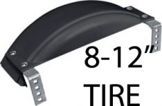 PLASTIC ROUND FENDER 8-12" TIRE 0000