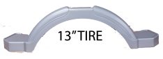 PLASTIC FENDER FOR T3 INCH TIRE PI0610