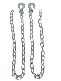 safety chains 30-54'' with clevis hook