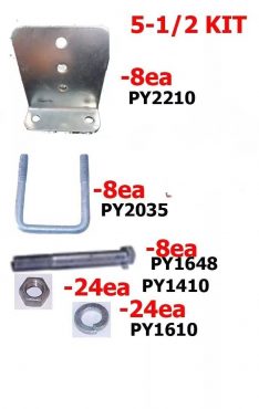 BUNK BRACKET KIT 5-1/2" GALV PT2210K5