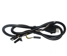 HARNESS 4 WAY FLAT (KARAVAN) W/MOLDED PLUGS