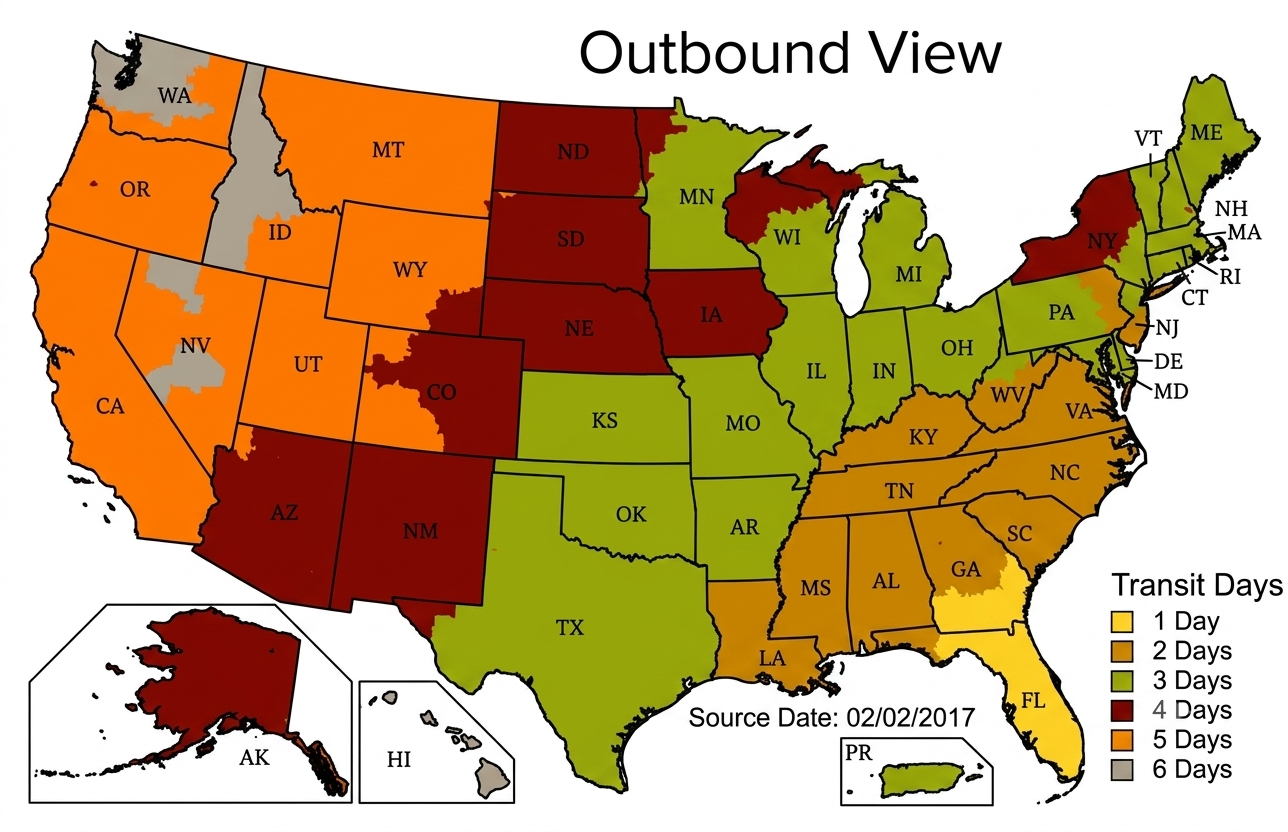Shipping Map