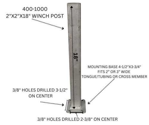 WINCH POST 400-1000