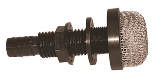 Boat Trailer Parts Place - Tampa Florida -STARINER Designed to enable a 3/4” thru-hull passage thru a transom or livewell wall and to attach an aerator screen on the other side