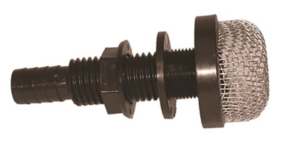 Boat Trailer Parts Place - Tampa Florida -STARINER Designed to enable a 3/4” thru-hull passage thru a transom or livewell wall and to attach an aerator screen on the other side