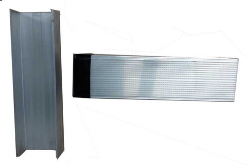 BSTEP PAD W/END CAP 14" 806-0214oat Trailer Parts Place - Tampa Florida - ALUMINUM (KNURLED FOR NON SLIP) STEP PAD 13