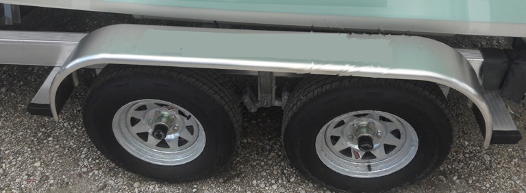 FENDER 15" TIRES (TANDEM) Fenders ALUMINUM SMOOTH 13 & 15" 542-1030 ALUMINUM FENDER SMOOTH TANDEMPI1906-S BOAT TRAILER PARTS PLACE - TAMPA FLORIDA FOR ALL YOUT TRAILER PART NEEDS