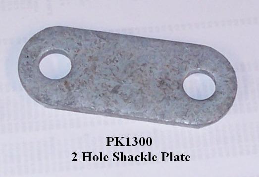 2 HOLE SHACKLE PLATE PK1300