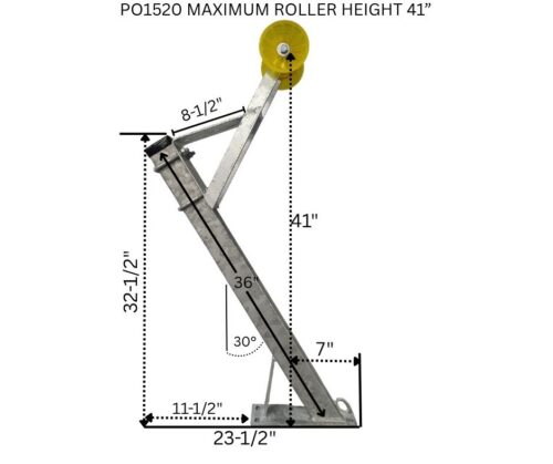 WINCH POST ASSEMBLY PO1520