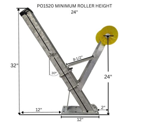 PO1520 MINIMUM ROLLER HEIGHT