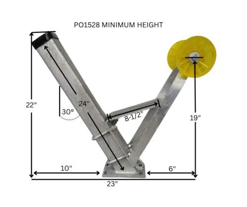 WINCH POST ASSEMBLY PO1528