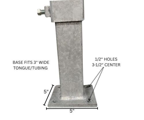 WINCH POST BASE PO2010