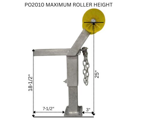 WINCH POST ASSEMBLY PO2010