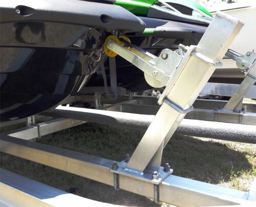 Boat Trailer Parts Place - Tampa Florida -WINCH POST ASSY ALUMINUM PWC PO2100