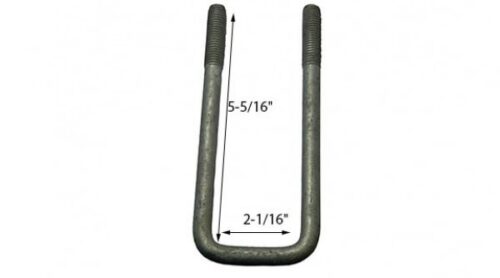 ½" GALVANIZED U-BOLTS 5” & Up
