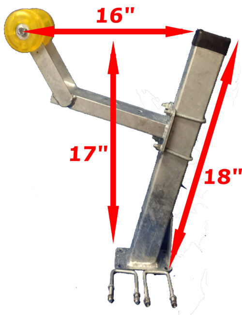 Boat Trailer Parts Place - Tampa Florida -WINCH POST ASSEMBLY WO2241