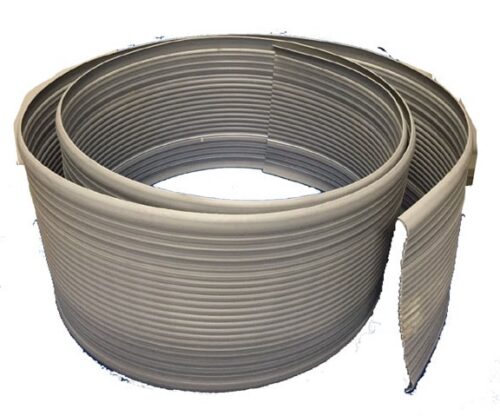 PP2227 PLASTIC SLIDE GREY PLASTIC 2 x 6" x PER FOOT
