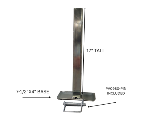 JACK FOOT LEG PV0980-LEG W/PIN